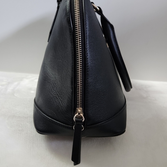 HILARY Radley Faye Black Cowhide Leather Handbag Shoulder Bag Purse - Picture 8 of 15